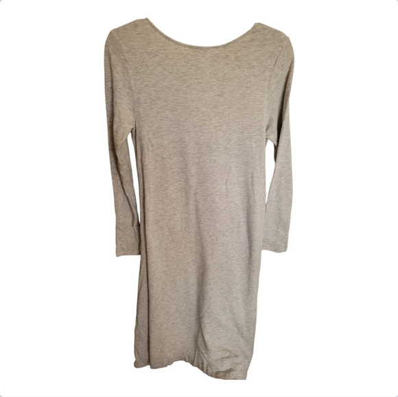 Ingrid & Isabel Heather Gray Long Sleeve Dress Size Small - Picture 2 of 9